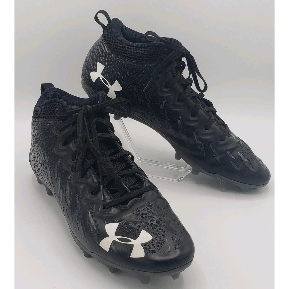 Under Armour Football Cleats Spotlight 4D Foam Men's SIZE 11.5 Black 3022667-001